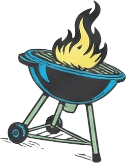 BBQ grill illustration